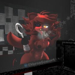 3d alternate_version_at_source boobs breasts cally3d clazzey cryptiacurves fazclaire's_nightclub fexa fexa_(cryptia) five_nights_at_freddy's fnaf fox fox_ears fox_tail foxy_(cally3d) foxy_(fnaf) fredina's_nightclub glowing_eyes hook_hand nipples nsfw saliva scottgames source_filmmaker splits tongue_out vorongamer watermark window