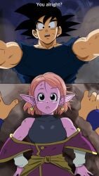 chronoa cute dragon_ball gokutrash male/female petite_female smaller_female son_goku super_dragon_ball_heroes