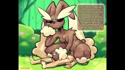 animated anthro dialogue erection facesitting furry generation_4_pokemon human human_on_anthro lilmoonie lilmoonie_(character) lopunny male/female mammal masturbation nintendo pokémon_(species) pokemon pokemon_(species) questionable_consent small_penis_humiliation sound tagme video