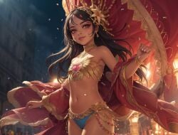 ai_generated bikini brazilian brown_body carnival exotic female_focus high_resolution latina samba teenager young