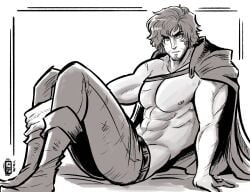 1boy clive_rosfield final_fantasy final_fantasy_xvi fit fit_male male male_only muscular muscular_male scruffyturtles square_enix toned toned_male