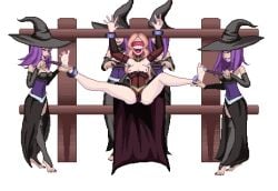 5girls animated blindfold bondage breasts brush clothed cornelia_arnim feet femdom femsub fire_emblem fire_emblem:_three_houses foot_fetish jayakun lezdom multiple_doms nintendo pixel_animation pixel_art struggling tickle_torture tickling tickling_breasts tickling_feet transparent_background witch witch_hat yuri