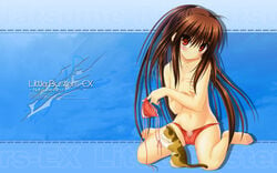 bikini key_(company) little_busters! mizugi na-ga natsume_rin topless