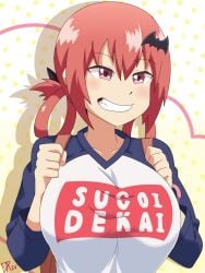 big_breasts dalley_le_alpha female gabriel_dropout kurumizawa_satanichia_mcdowell sugoi_dekai