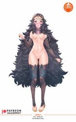 1girls ass_visible_through_thighs bare_thighs black_hair breasts bride censored crazzeffect detached_sleeves facial_mark female female_only fire_emblem fire_emblem_fates frown full_body high_heels long_black_hair long_hair long_sleeves looking_at_viewer mouth_veil naked_thighhighs nintendo nipples nude nude_female nyx_(fire_emblem) pink_eyes pussy see-through small_breasts solo standing thighhighs thighs veil very_long_hair white_background