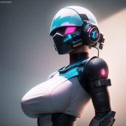 1girls ai_generated armour cybernetics cyberpunk detailed exposed_neck female futuristic helmet human large_breasts nemus_waifu_generator neon neon_lights neon_pink not_furry pink_visor pooplool sci-fi science_fiction scifi simple_background sole_female solo solo_female standing_straight synthwave tagme thin_waist tight_clothes tight_clothing visor wasp_waist white_background