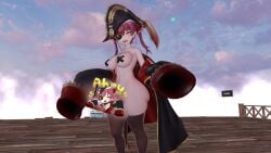 1girls 3d 3d_model ass big_breasts big_butt breasts female futanari hololive hololive_myth holomyth houshou_marine tagme taped_nipples the3ndergamer virtual_youtuber vrchat vrchat_avatar vtuber