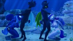 2boys 2girls blowjob bubbles cement_shoes changeling_(mlp) danil4h deepthroat drowning forced friendship_is_magic grimdark hasbro my_little_pony nude ocean panic peril princess_cadance_(mlp) princess_luna_(mlp) sfm tagme underwater underwater_peril water