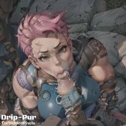 ai_generated blowjob drip_pur overwatch pov sucking tagme zarya