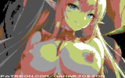 8_bit 8bit ai_generated breasts commodore_64 elf_ears elf_female elf_girl gamarjobson milf naked naked_female nipples pixel_(artwork) pixel_art tagme