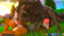 3d 3d_(artwork) 69_position absurd_res animal_genitalia animal_penis anthro balls bodily_fluids breath breath_cloud canid canine canine_genitalia canine_penis canis cum cum_in_mouth cum_inside cum_on_partner cum_on_self digital_media_(artwork) dominant dominant_feral duo elisasharky_(artist) epic_games face_fucking fennix_(fortnite) feral feral_on_top fortnite fox gameplay_mechanics gay genital_danger_play genital_fluids genitals glowing glowing_eyes gui health_bar hi_res irrumatio knot male male/male mammal oral outdoor_sex penile penis pinned pinned_to_floor questionable_consent sex sheath source_filmmaker tongue tongue_around_penis wolf yellow_eyes zoophilia