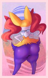 backtrekwatch big_ass braixen bubble_butt huge_ass pokémon_(species) pokemon pokemon_(species) thick_thighs wide_hips