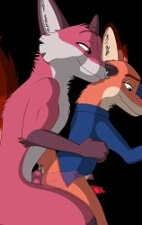 anal anal_sex animal_genitalia animal_penis anthro anthro_on_anthro anthro_penetrated anthro_penetrating anthro_penetrating_anthro canid canine canine_genitalia canine_penis clothing disney duo erection facial_piercing fox from_behind_position fur genitals hi_res internal internal_anal knot male male/male male_penetrated male_penetrating male_penetrating_male mammal nick_wilde nose_piercing nose_ring orange_body owen_(amadose) penetration penile penile_penetration penis penis_in_ass piercing ring_piercing septum_piercing septum_ring sex smile zootopia zorrojerry