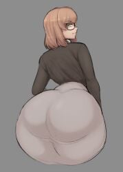 erica_bartholomew glasses guilty_gear huge_ass looking_back operatorsecret