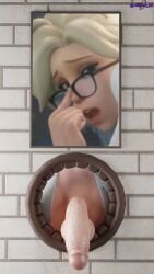 3d flaccid flaccid_penis futa_only futanari glory_hole hung_futanari jinxed_xp mercy overwatch penis portrait taker_pov