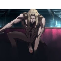 alucard_(castlevania) castlevania castlevania_(netflix) edit full_color male nude_edit penis shadowcharm tagme uncensored uncensored_penis