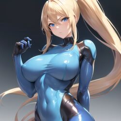 samus aran from metroid by pooplool