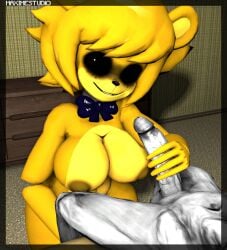 1boy 1girls 3d animal_girl animatronic bear_girl bedroom big_breasts big_cock black_eyes breasts cally3d clazzey crossover cryptiacurves fazclaire's_nightclub five_nights_at_freddy's fnaf freddy_(fnaf) fredina's_nightclub fredina_(cally3d) frenni_(cryptia) frenni_fazclaire garry's_mod golden_freddy golden_freddy_(fnaf) golden_fredina_(cally3d) grey_skin handjob happy maximation maximestudio nsfw outlast scottgames smile source_filmmaker type_0 walrider yellow_hair yellow_skin