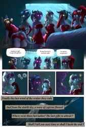 6girls anios blizzard_entertainment christmas comic comic_page draenei female kichi_(warcraft) koudfoudre neira_(franarok) nepetune original_character skle warcraft winter_veil world_of_warcraft