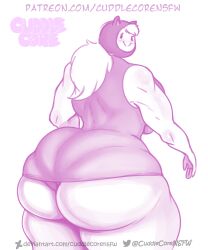 1girls 2023 2d 2d_(artwork) adventure_time ass big_ass big_butt cuddlecore hi_res high_resolution highres huge_ass huge_butt muscular muscular_female pinup solo solo_female solo_focus susan_strong thick_ass thick_legs thick_thighs wide_hips