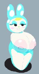 1girls adorable animal animal_crossing areolae big_ass big_breasts big_butt big_nipples blush blushed breasts bunny cubesmolly curvy curvy_figure cute cyan_eyeshadow eye_shadow female female_focus female_only francine_(animal_crossing) furry hood huge_ass huge_breasts huge_butt makeup nintendo rabbit smiling smug smug_face solo solo_female standing white_fur yellow_hair