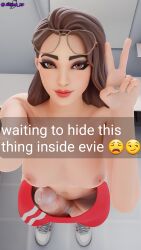 3d big_balls big_penis caption fortnite futa_only futanari hung_futanari jinxed_xp pants pants_down ruby_(fortnite) selfie snapchat teasing