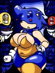 big_breasts blue_body blue_fur bodysuit breasts cereal earrings fnf fnf_mod fnf_mods friday_night_funkin friday_night_funkin_mod gloves implied_lactation knuckles_the_echidna miles_prower milk shiny_skin sonic.exe sonic.exe_(series) sonic_(series) sonic_the_hedgehog sonic_the_hedgehog_(series) sunky.mpeg sunkya sunkya.milf sunkya.mpreg tails_the_fox thigh_highs thighhighs thighs wide_hips