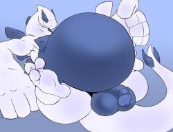 avian belly bird chubby generation_2_pokemon genitals legendary_pokemon lugia male nintendo overweight penis pokemon pokemon_(species) slippdipp vore