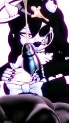 1boy 3d 3d_(artwork) bendy_and_the_ink_machine black_dress black_hair cally3d clazzey cryptiacurves cum cum_on_body cum_on_breasts cum_on_face curvy garry's_mod huge_breasts huge_cock lipstick looking_at_viewer paizuri pale_skin pov screenshot screenshot_edit skyrimgamer17 south_shaed_(dreams_come_true_studio) susie_campbell titfuck titjob twisted_alice upper_body