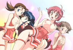 aoi_anna group hadaka_apron nipples oppai photoshop shinkon_gattai_godannar!! vagina