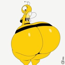 1girls animated anthro ass ass_bigger_than_head ass_focus ass_shake bee big_ass big_breasts breathotter butt clothed dumptruck_ass female female_only huge_ass hyper_ass lena_the_bee looking_back mr_otter_breath no_underwear presenting_hindquarters rear_view russian_cooking_oil_commercial shaking shaking_butt smile solo solo_female tagme thick_ass thick_thighs underass video vinesauce wide_hips wings