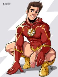 abs barry_allen biceps bulge cocky costume dc dc_comics dick half_naked huge_cock lad male male_only muscle muscles muscular muscular_male naked naked_male penis penis_out spread_legs superhero the_flash the_flash_(series) thick_thighs velgaty