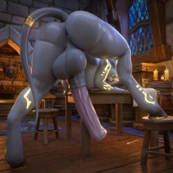 1futa 3d animal_genitalia_on_humanoid anus ass balls big_ass breasts draenei draenei_futa erect_nipples erection futa_only futa_sans_pussy futanari horsecock horsecock_futanari horsecock_on_humanoid huge_breasts huge_cock large_balls lightforged_draenei lightforged_draenei_futa nipples nude penis presenting presenting_hindquarters solo tail tektah tekteh testicles thick_thighs world_of_warcraft