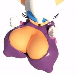 3d 3d_(artwork) alternate_breast_size animated animated_gif anthro big_breasts big_nipples breasts_bigger_than_head cleavage furry gif huge_breasts rouge_the_bat rouge_the_bat_(prime) shaking shaking_breasts shocking_(artist) sonic_(series) sonic_prime white_background