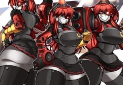 1girls 2d ass big_ass big_breasts big_butt fat_ass female female_only large_ass looking_at_viewer mimi_sentry red_eyes red_hair robot robot_girl sentry_(team_fortress_2) sentry_turret sharp_teeth skirt solo solo_focus team_fortress_2 tf2 thick_thighs thighs valve valve_(company) wide_hips yellow_eyes zzzhodazzz