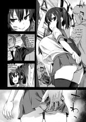 asanagi comic manga monochrome school_uniform schoolgirl