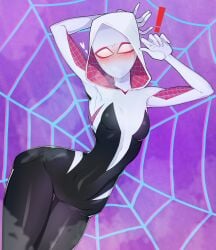 1girls blush blushing child_bearing_hips clothed costume erotic_body female female_only fully_clothed gwen_stacy heroine hips hood hood_up human human_only marvel mask masked masked_female minicop2001 small_breasts spider-gwen spider-man:_into_the_spider-verse spider-man_(series) superhero_costume superheroine thick thick_thighs thighs thin_waist wide_hips