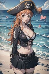 nami (one piece) from one piece by renjii