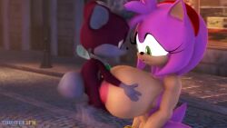 1boy 1girls 2023 3d amy_rose animal_genitalia animated areolae balls big_balls big_breasts big_penis boobjob breast_grab breasts chip_(sonic) countersfm female grabbing_breasts green_eyes hands_on_breasts hedgehog huge_breasts large_breasts larger_female male mobian_(species) mp4 naked nipples no_sound nude paizuri penis pink_fur pink_hair pink_nipples sega shorter_than_30_seconds small_but_hung smaller_male sonic_(series) sonic_the_hedgehog_(series) sonic_unleashed source_filmmaker tagme titfuck titjob video video_games white_hair wide_hips