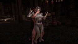 3d 3d_animation animated assaultron assaultron_(fallout) bethesda_softworks fallout female_robot no_sound questionable_consent robot robot_girl robot_humanoid sex skyrim straight tagme thick_thighs thigh_sex video