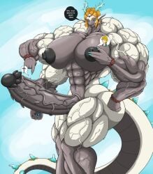 1boy 1futa abs anthro barbed_penis completely_nude extreme_muscles futa futa_focus futa_giantess futa_with_male futanari giantess hazel_iic hyper_balls hyper_breasts hyper_muscles hyper_penis larger_futanari light_dragon_(totk) link male micro muscular_futanari nude nude_futanari princess_zelda size_difference solo_focus tears_of_the_kingdom the_legend_of_zelda veiny_muscles zelda_(tears_of_the_kingdom)