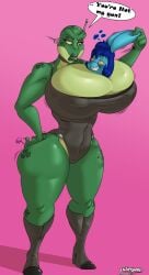 2023 amphibian animal_humanoid anthro artist_name ass between_breasts big_breasts black_pupils blue_body blue_hair blue_skin blush boots bouncing_breasts breast_jiggle breasts butt_squish choker cleavage clothed clothing curvaceous curvy_figure dialogue digital_drawing_(artwork) digital_media_(artwork) duo english_text female fingers footwear frog green_body green_skin hair hand_on_butt hand_on_own_butt heart hi_res high_heeled_boots high_heels hourglass_figure huge_breasts humanoid jewelry jiggling lagomorph lagomorph_humanoid leotard leporid leporid_humanoid male male/female mammal mammal_humanoid mila_(shinysteel) motion_lines multicolored_body multicolored_skin necklace nipple_outline pink_background pupils rabbit rabbit_humanoid relle scar shinysteel short_hair signature simple_background skimpy small_waist smile squish teenage_mutant_ninja_turtles text thick_thighs two_tone_body two_tone_skin voluptuous wide_hips yellow_sclera