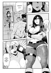 2girls a-block_(series) ass athletic athletic_female big_ass big_breasts bottom_heavy breasts bust busty chest chocobitpie cleavage comic comic_panel curvaceous curvy curvy_figure digital_drawing_(artwork) digital_media_(artwork) eyebrows eyelashes eyes female female_focus fit fit_female gid_sama hair hips hourglass_figure huge_ass huge_breasts human judy_blackburn large_ass large_breasts legs light-skinned_female light_skin lips mature mature_female multiple_girls original original_character panels ryopie samantha_chip slim slim_waist story thick thick_hips thick_legs thick_thighs thighs tinted_eyewear top_heavy top_heavy_breasts upper_body visor voluptuous voluptuous_female waifusplit waist wide_hips