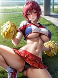 1girls ai_generated cheerleader curvy_body curvy_female curvy_figure female_focus female_only gundam gundam_seed gundam_seed_destiny lunamaria_hawke stable_diffusion voluptuous voluptuous_female