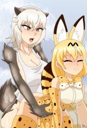 dalley_le_alpha female hitomi_uzaki kemono_friends killing_bites serval_(kemono_friends) tagme