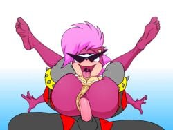 anal anal_insertion anus ass ass_focus bare_ass barefoot big_buttocks bubble_butt clothed_sex clothing cute_ass dic_entertainment exposed_ass feet furry glasses hedgehog huge_ass large_ass legs looking_over_eyewear looking_over_glasses looking_over_sunglasses looking_pleasured mammal penetration penis pink_hair purple_fur purple_hair seductive_body sega sex soles sonia_the_hedgehog sonic_(series) sonic_the_hedgehog_(series) sonic_underground spread_legs sunglasses swimsuit teenage teenage_girl teenager thong tinted_eyewear toes tongue tongue_out vagina