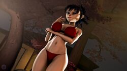 3d asian_female big_breasts busty femdom gorillaz huge_breasts lingerie naked noodle_(gorillaz) pov red_bikini red_bra red_lingerie red_panties sfm sole_female thelittleginny thick_thighs underwear