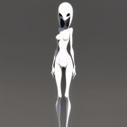 1girls ai_generated alien alien_girl alien_humanoid black_eyes breasts completely_nude completely_nude_female female female_alien grey_alien grey_background lanky large_eyes long_arms long_legs naked naked_female nemus_waifu_generator nonhuman nude nude_female pooplool pussy simple_background skinny sleekette sole_female solo solo_female tagme tall_female thin_arms thin_female thin_legs white_arms white_body white_skin