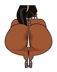 1girls alternate_version_available anus_peek ass ass_focus ass_grab ass_up asshole back_view bbw big_ass big_butt bikini black_hair bubble_ass bubble_butt cartoon_network chubby chubby_female dark-skinned_female dark_skin female female_only from_behind high_heels huge_ass jk94 large_ass leshawna_(tdi) rear_view solo solo_female tagme thick_ass thick_thighs thong_bikini total_drama_island white_background