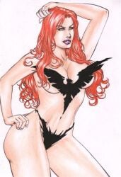 1girls bikini here_comes_tomorrow jean_grey marvel marvel_comics phoenix_(x-men) x-men